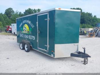  Salvage Rc Rwt Enclosed Trailer