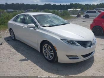  Salvage Lincoln MKZ Hybrid