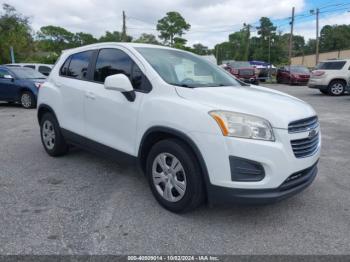  Salvage Chevrolet Trax