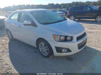  Salvage Chevrolet Sonic