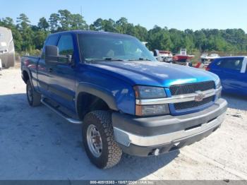  Salvage Chevrolet Silverado 2500