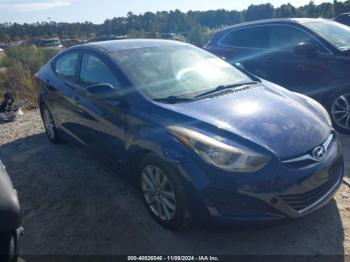  Salvage Hyundai ELANTRA