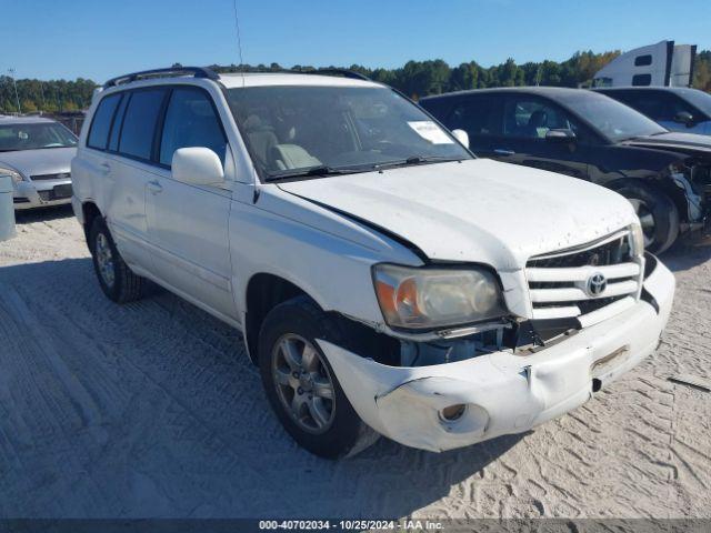  Salvage Toyota Highlander