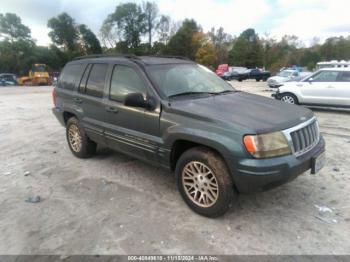  Salvage Jeep Grand Cherokee