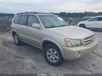  Salvage Toyota Highlander