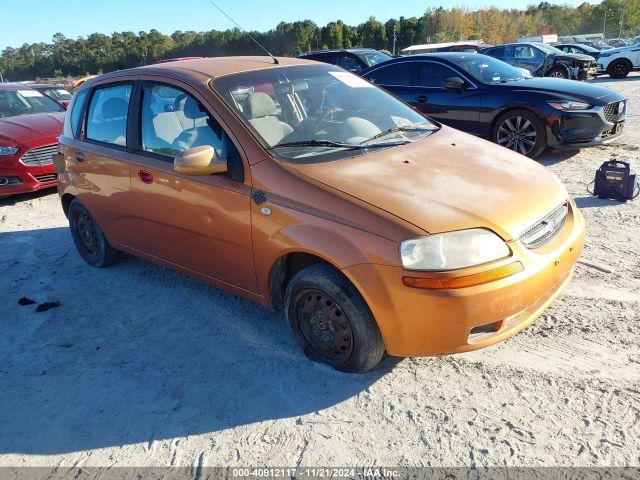  Salvage Chevrolet Aveo