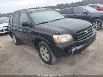  Salvage Toyota Highlander