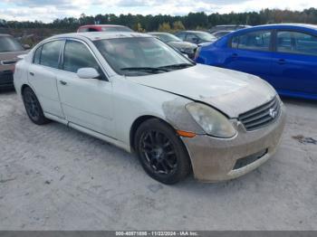  Salvage INFINITI G35