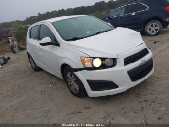  Salvage Chevrolet Sonic