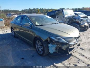  Salvage Lincoln MKZ