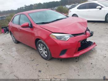  Salvage Toyota Corolla