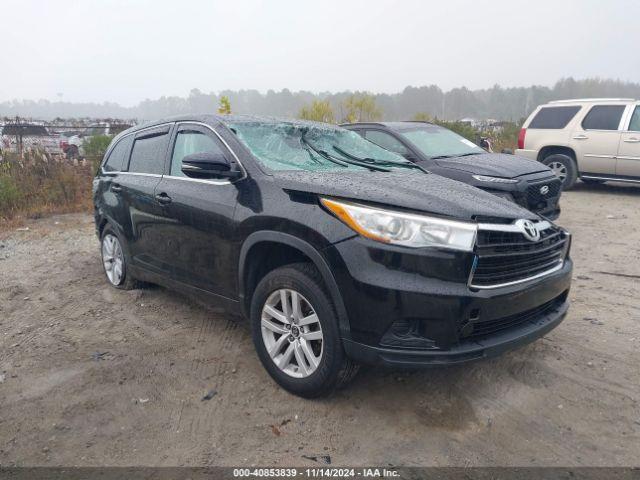  Salvage Toyota Highlander