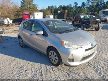  Salvage Toyota Prius c