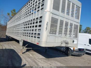  Salvage M H Eby Trailers Livestock Trailer