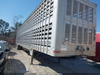  Salvage M H Eby Trailers Livestock Semi Trailer