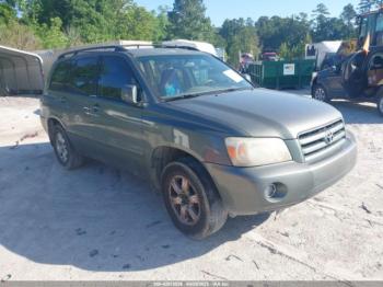  Salvage Toyota Highlander