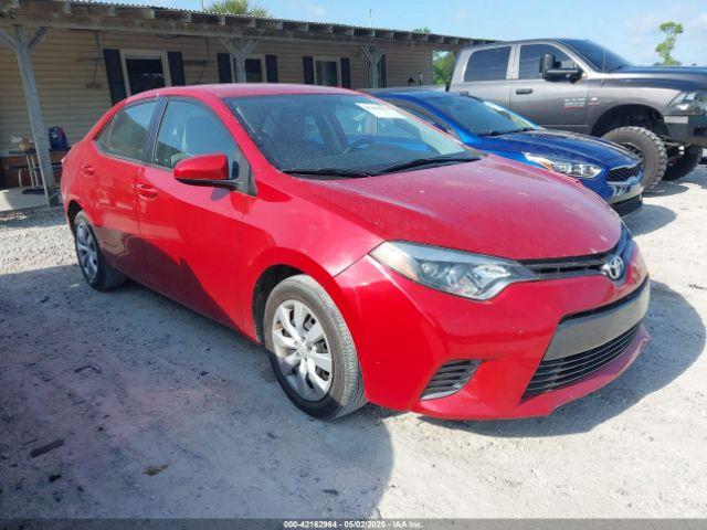 Salvage Toyota Corolla