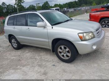  Salvage Toyota Highlander