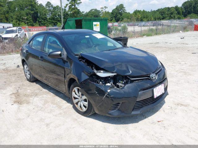  Salvage Toyota Corolla