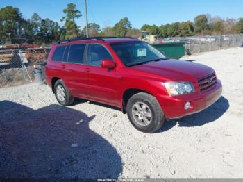  Salvage Toyota Highlander