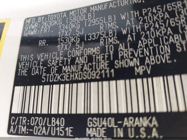 Toyota Highlander Se V6 Image 16