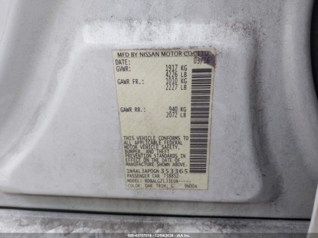 Nissan Altima Image 4