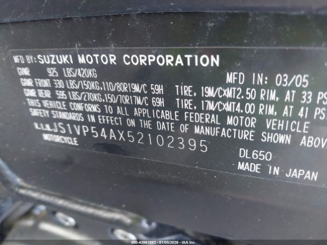 Suzuki Dl650 K Image 9