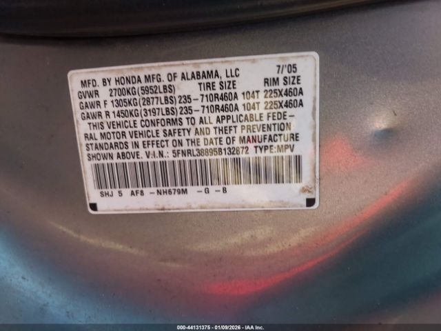 Honda Odyssey Touring Image 10